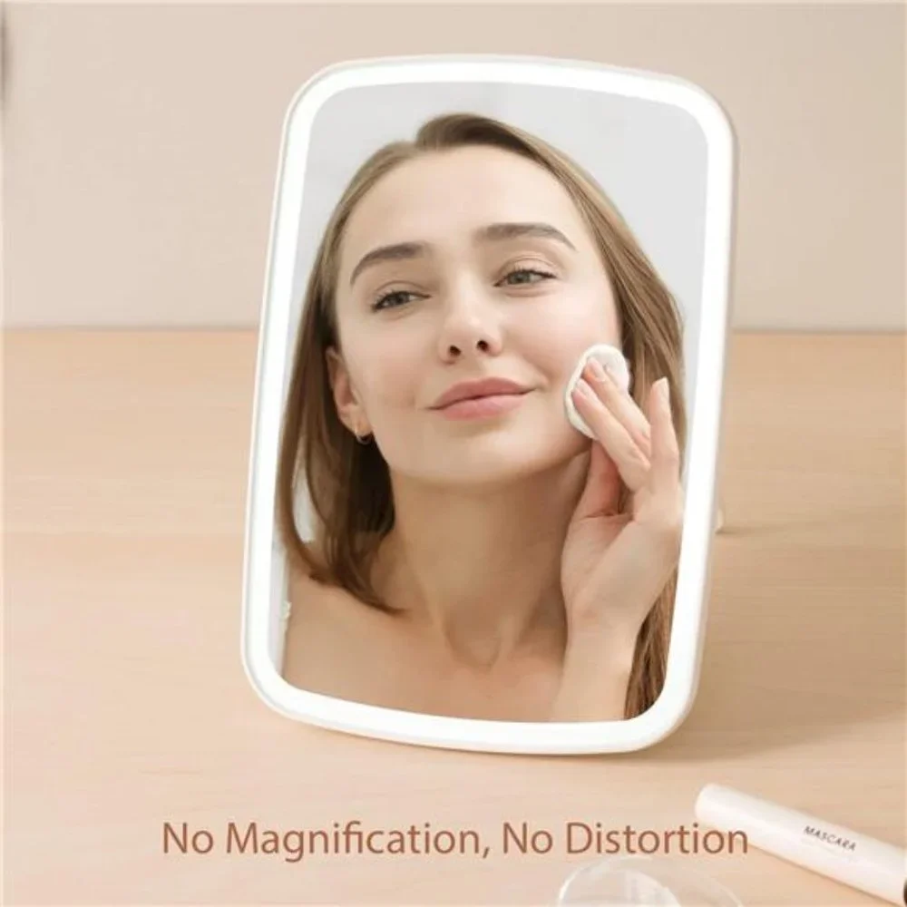 Makeup Mirror Touch Screen Vanity Mirror with LED Brightness Adjustable Portable